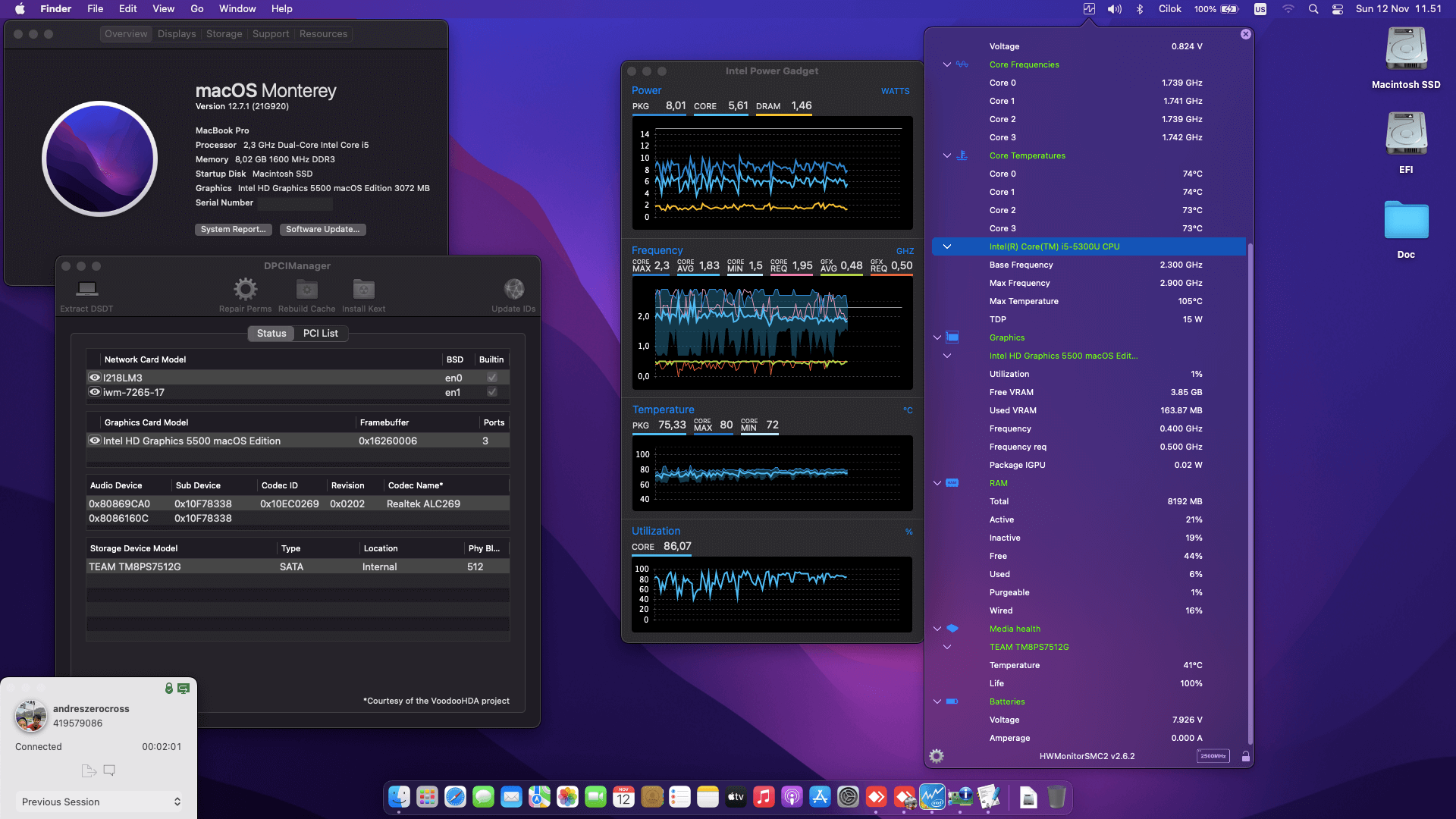 Panasonic Toughbook CF MX4 Touchscreen [Broadwell   Intel HD 5500 + PS2]   OpenCore 1